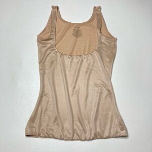 Spanx Nude Open Bust Shapewear Tank Top Cami Womens Size S